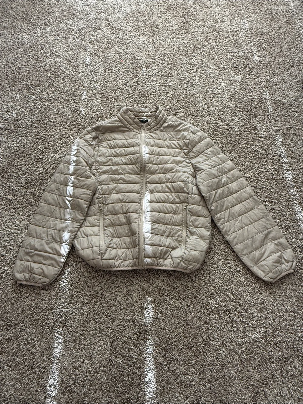 Lightweight Quilted Women's Jacket - Beige